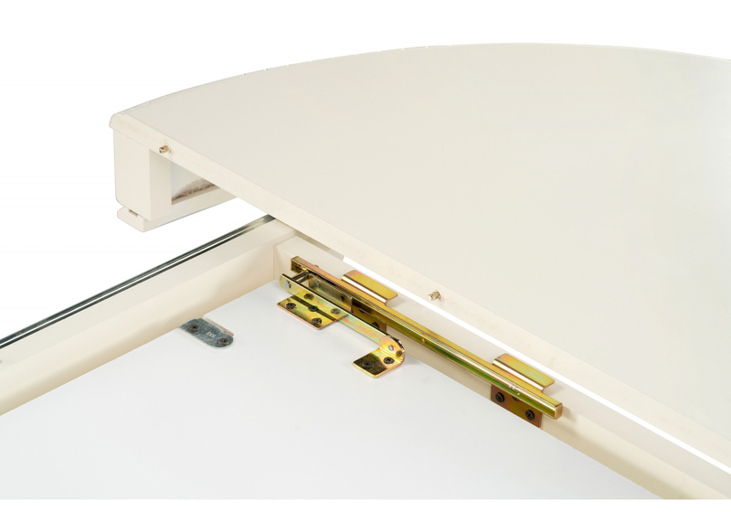 Стол деревянный, Альфред круглый крем