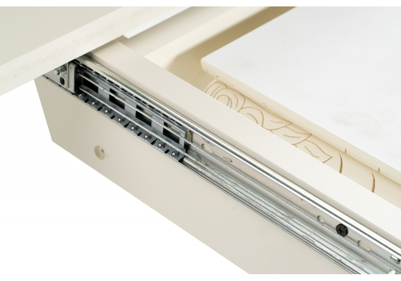 Стол деревянный, Альфред круглый крем