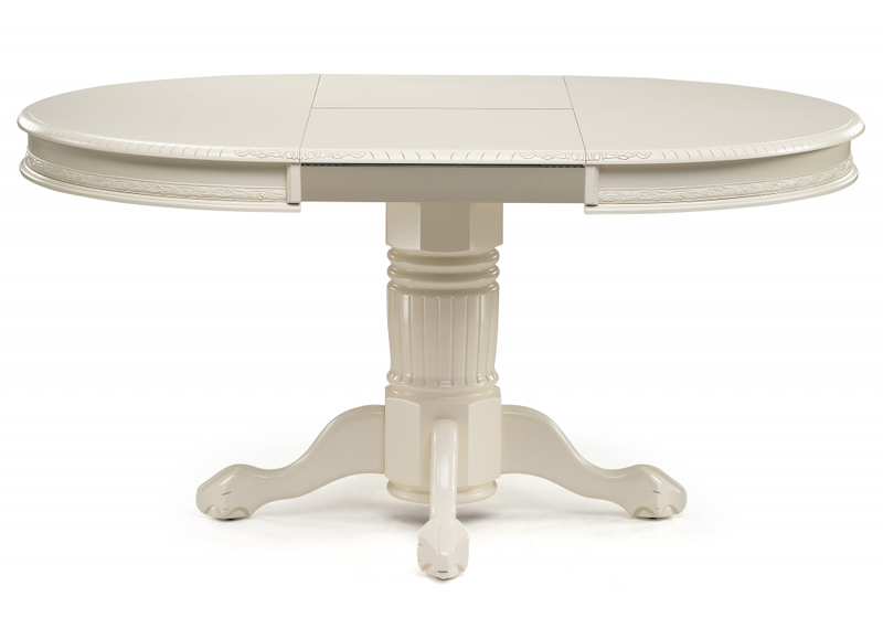 Стол деревянный, Альфред круглый крем