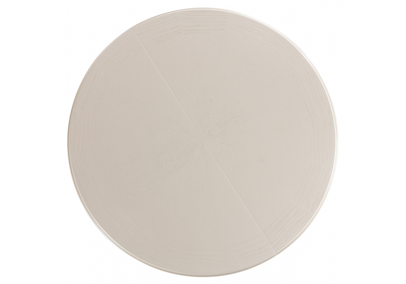 Стол деревянный, Нозеан круглый бежевый / золото