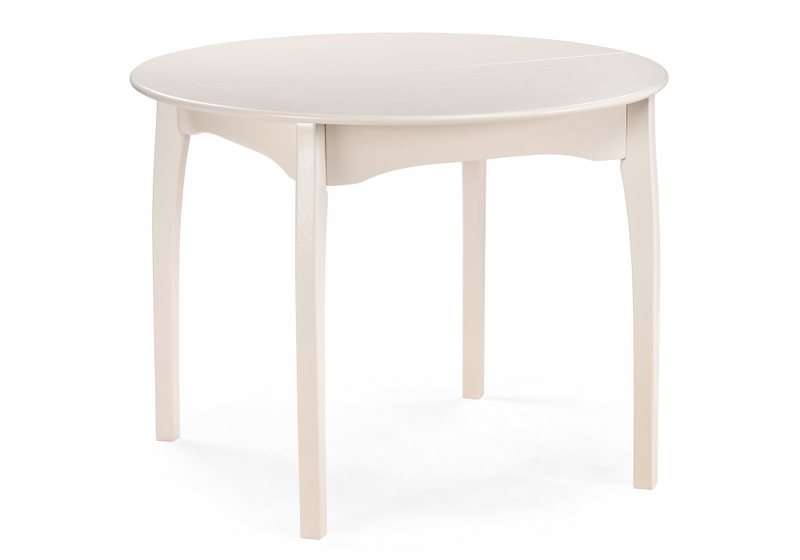 Стол деревянный, Распи круглый бежевый