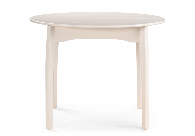 Стол деревянный, Распи круглый бежевый