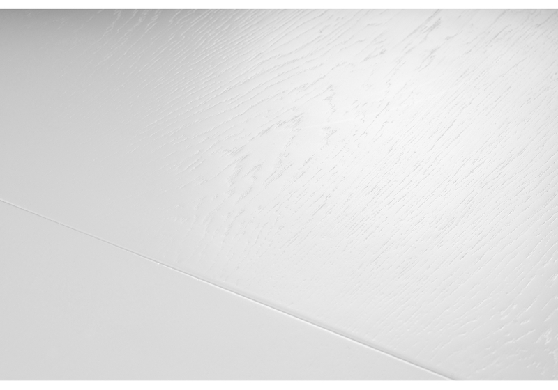 Стол деревянный, Эвклаз овальный белый