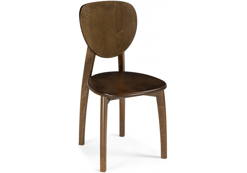 Стул деревянный, Окава орех жесткий