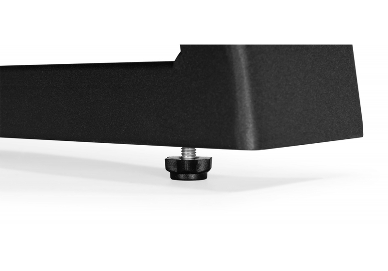 Керамический стол, Джек 140(200)х80 белый мрамор alpin white / черный