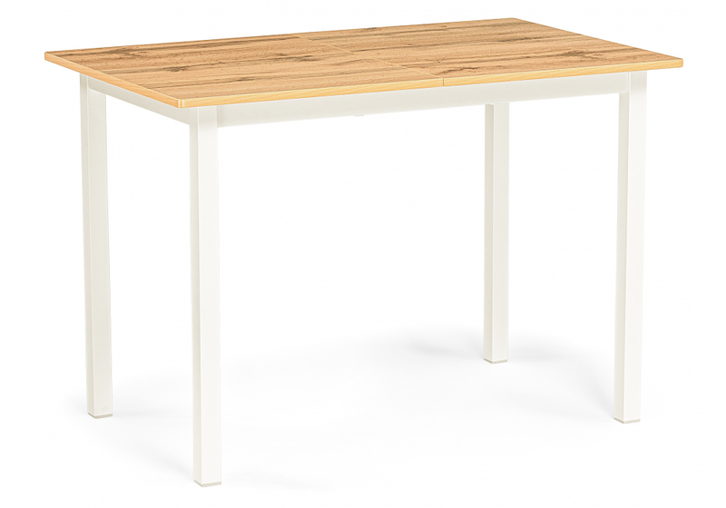 Стол деревянный, Аркон 110(130)х68х75 дуб вотан / белый