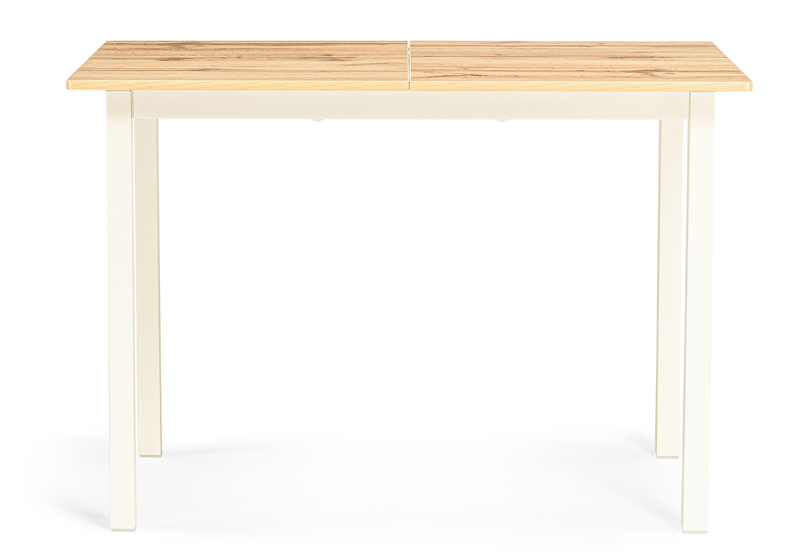 Стол деревянный, Аркон 110(130)х68х75 дуб вотан / белый