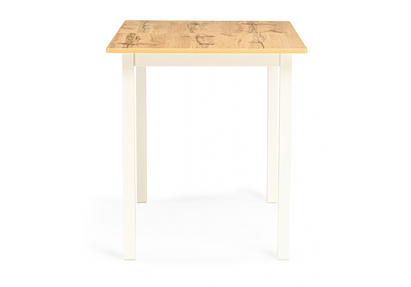 Стол деревянный, Аркон 110(130)х68х75 дуб вотан / белый