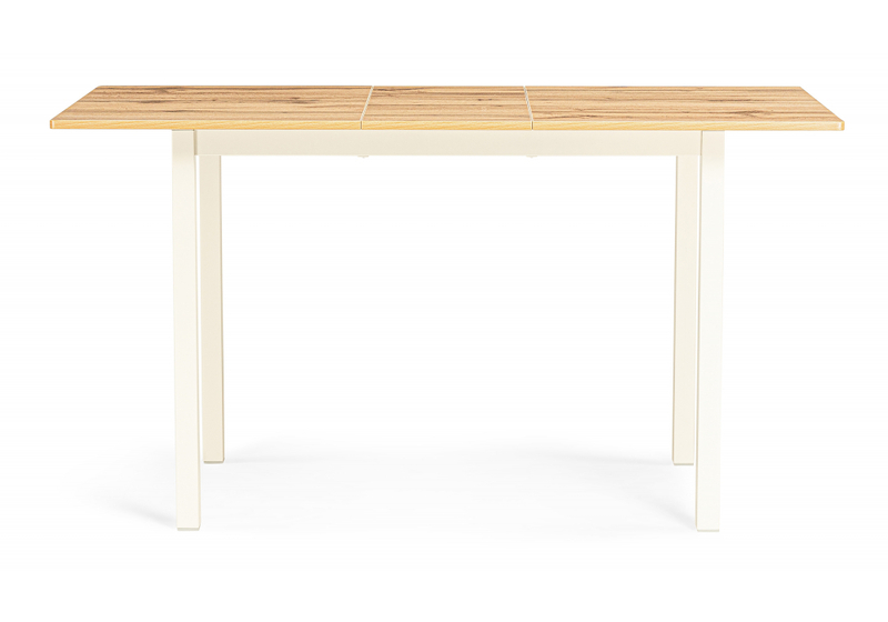 Стол деревянный, Аркон 110(130)х68х75 дуб вотан / белый