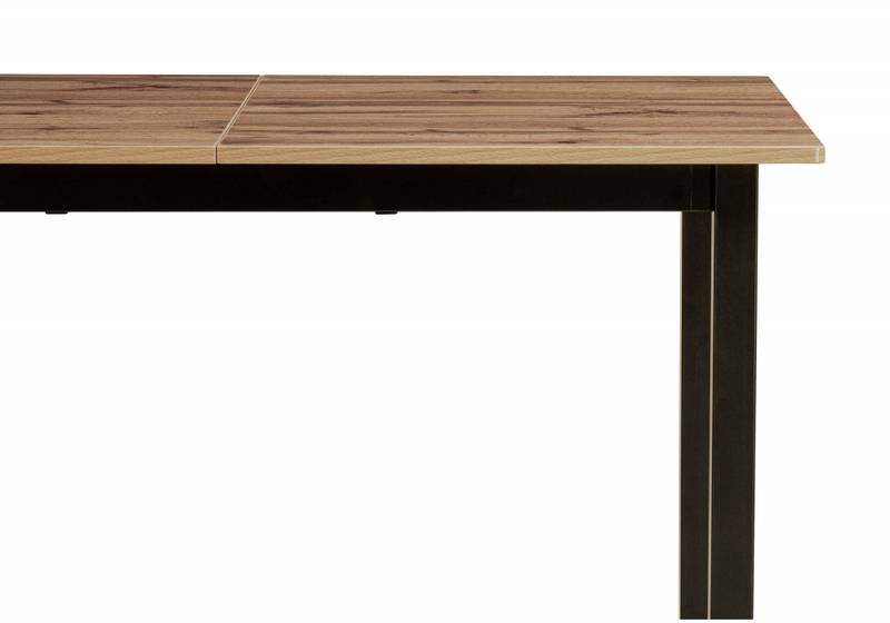 Стол деревянный, Аркон 110(130)х68х75 дуб вотан / черный