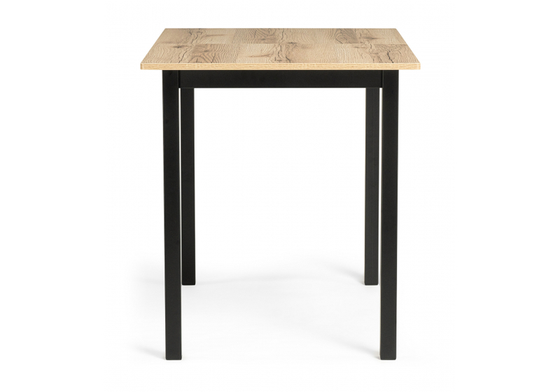 Стол деревянный, Аркон 110(130)х68х75 делано / черный