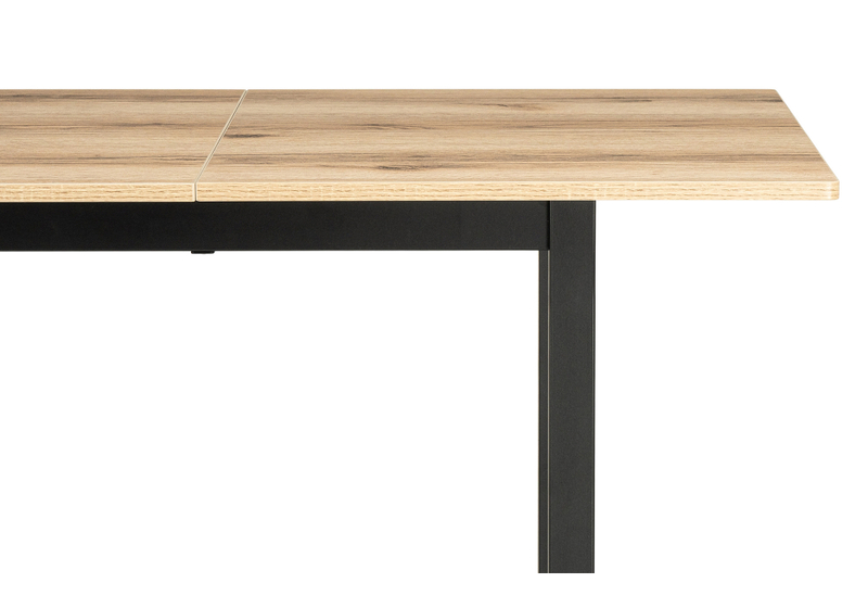 Стол деревянный, Аркон 110(130)х68х75 делано / черный