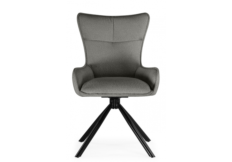 Стул на металлокаркасе, Chicago light gray / black