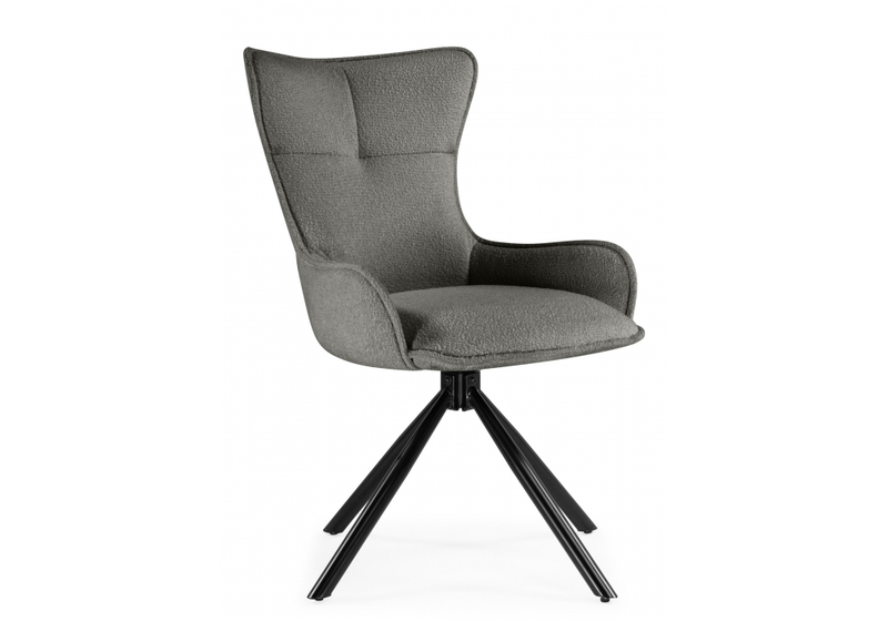 Стул на металлокаркасе, Chicago light gray / black