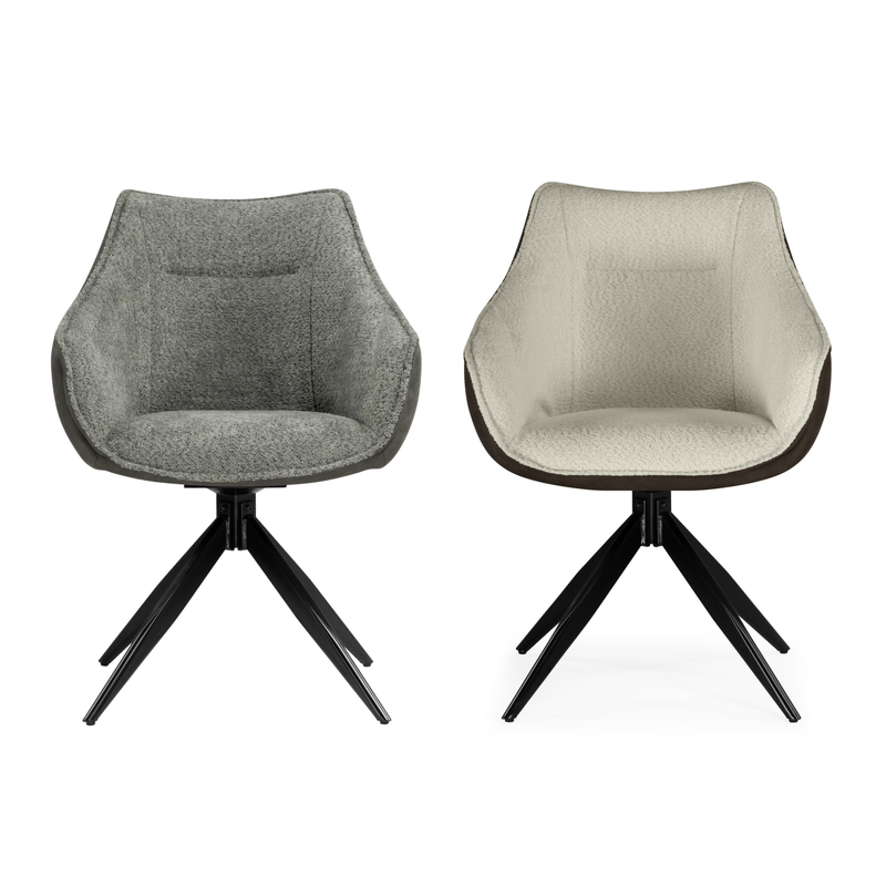 Стул на металлокаркасе, Kansas gray / graphite gray / black