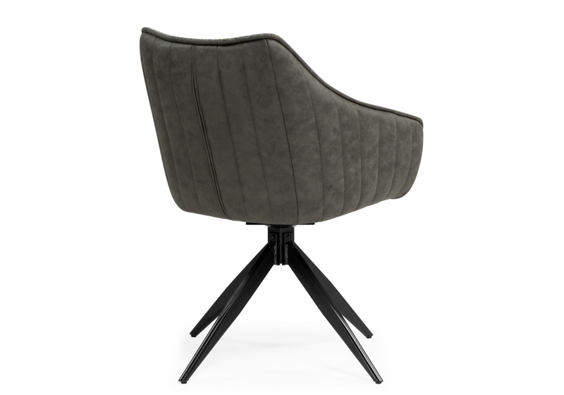 Стул на металлокаркасе, Kansas gray / graphite gray / black