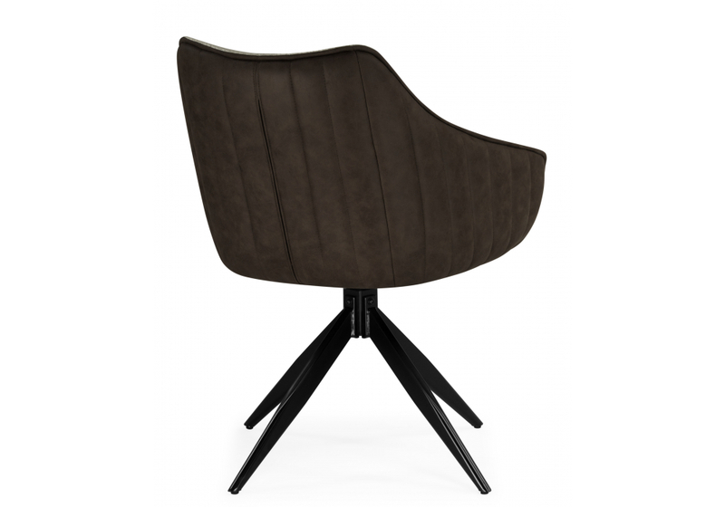 Стул на металлокаркасе, Kansas brown / cream / black