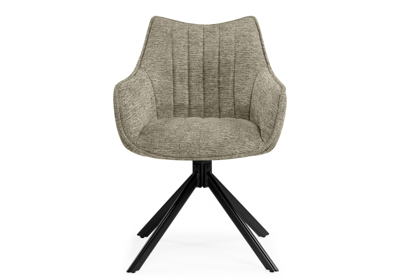 Стул на металлокаркасе, Denever beige / black