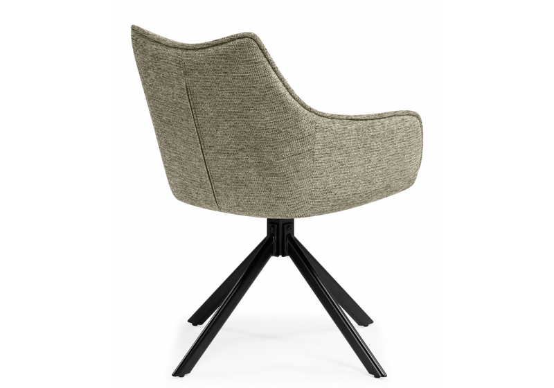 Стул на металлокаркасе, Denever beige / black