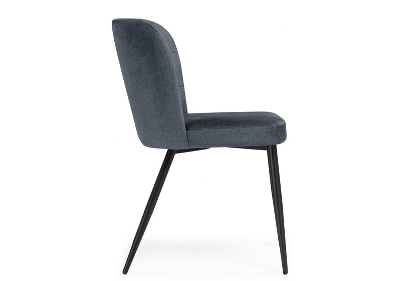 Стул на металлокаркасе, Kilian dark gray / black