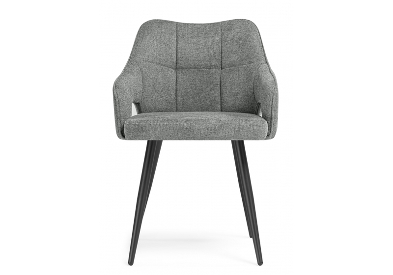 Стул на металлокаркасе, Hera dark gray / black