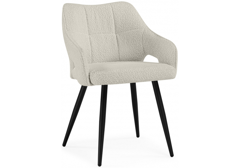 Стул на металлокаркасе, Hera beige / black