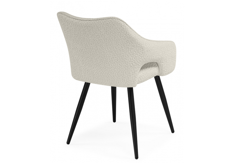 Стул на металлокаркасе, Hera beige / black