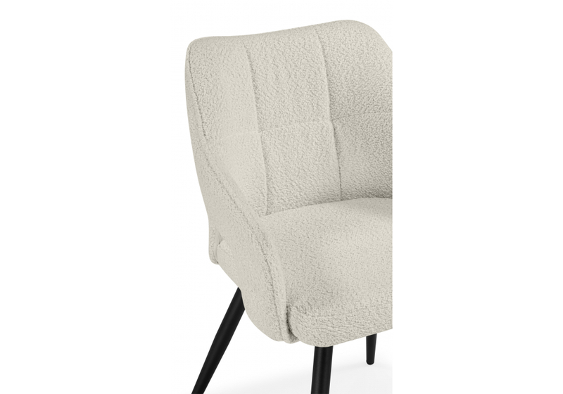 Стул на металлокаркасе, Hera beige / black