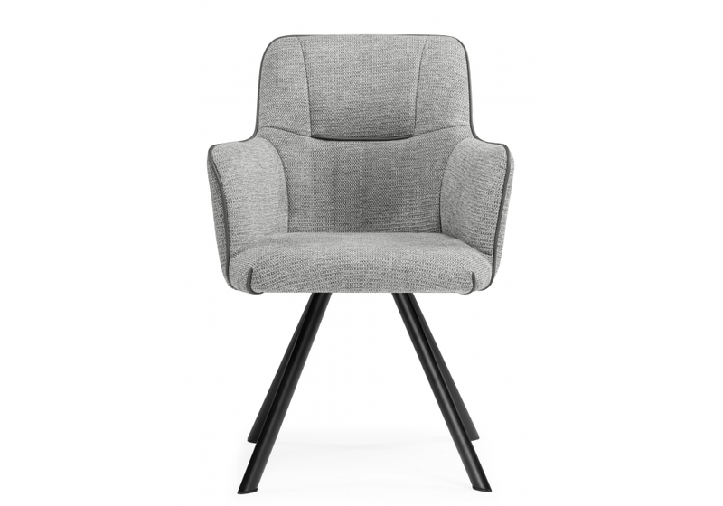 Стул на металлокаркасе, Elis gray / dark gray / black