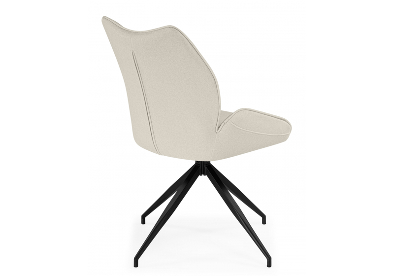 Стул на металлокаркасе, Miranda 360 крутящийся beige / black