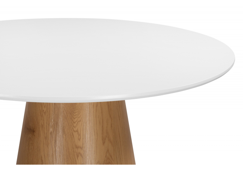 Стол деревянный, Huge 120х75 white / brown