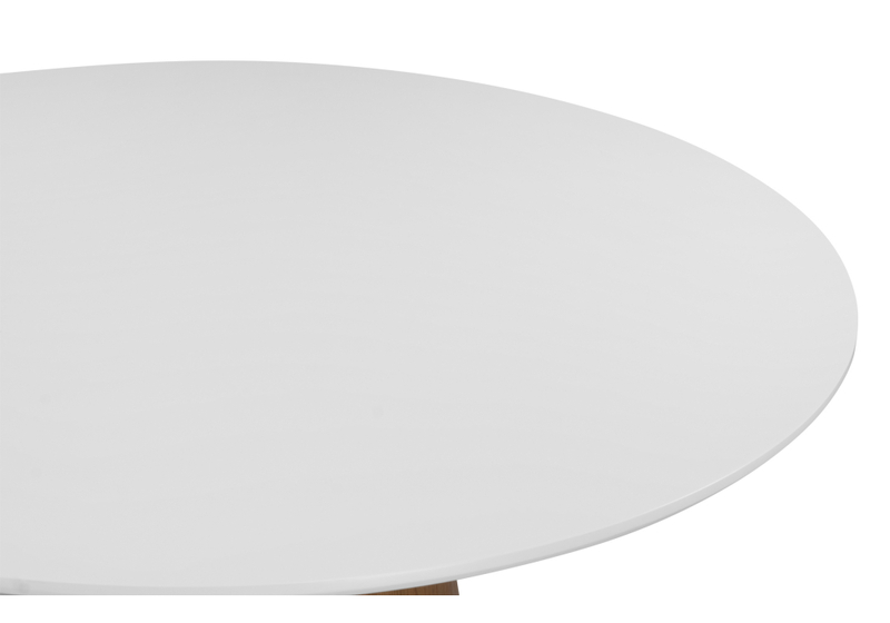 Стол деревянный, Huge 120х75 white / brown