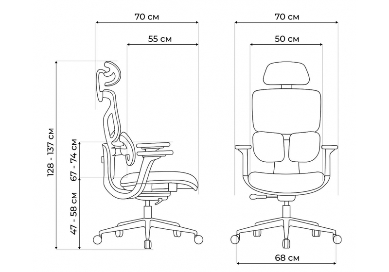 Офисное кресло, Samur black / gray