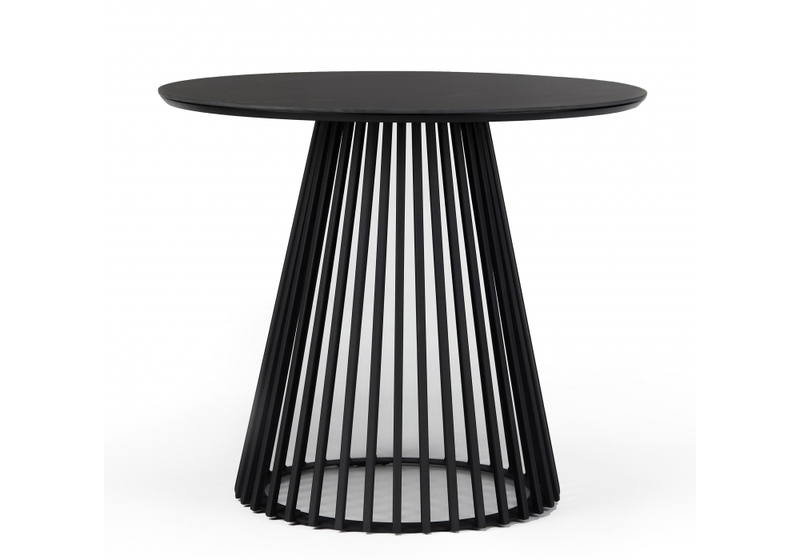 Керамический стол, Нэнси 90х90х75 shakespeare black / черный