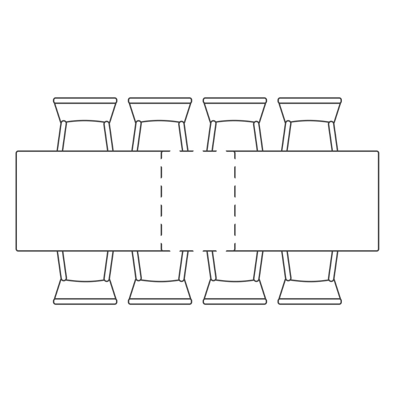 Керамический стол, Норман 140(200)х80х75 белый мрамор alpin white / черный