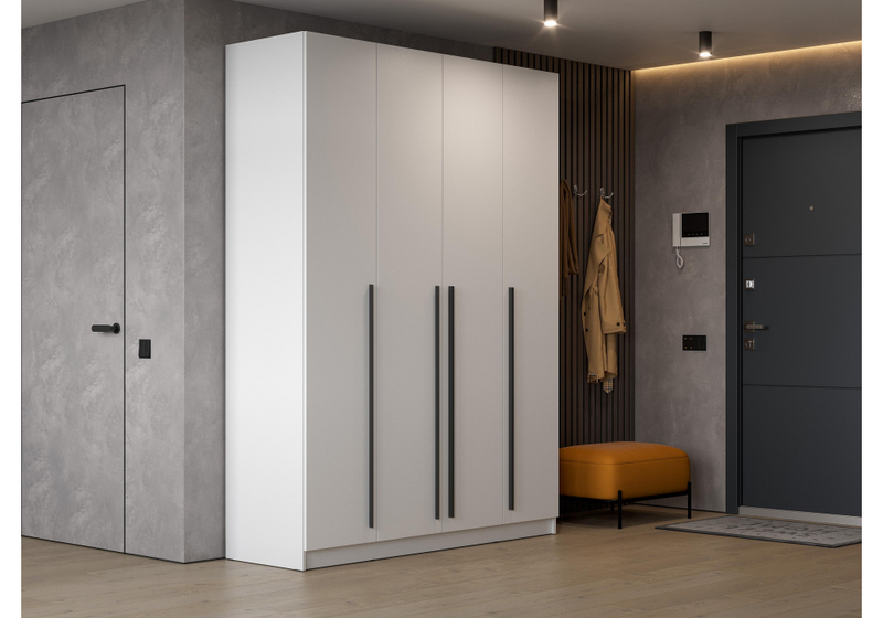 Шкаф, Бирма ШК-1600 белое дерево / белое дерево