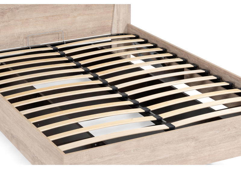 Кровать, Магантия 140х200 сПМ парящая дуб баррик