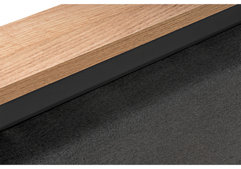 Кровать, Тхан 180х200 дуб крафт золотой / антрацит