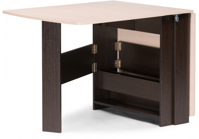 Стол деревянный, Клотилд венге / дуб молочный