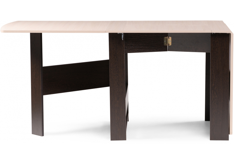 Стол деревянный, Клотилд венге / дуб молочный