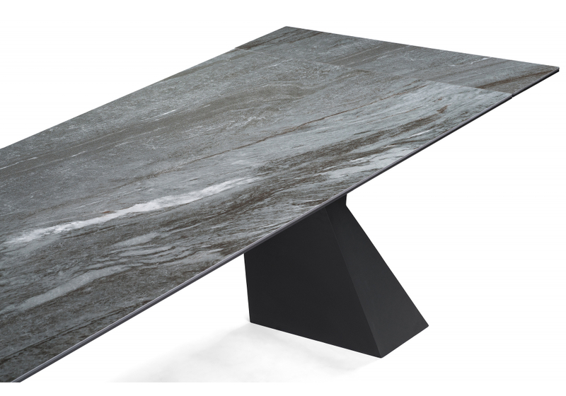 Керамический стол, Денхольм 240(300)х100х75 mosco nero matt / черный