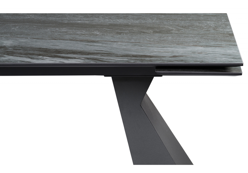 Керамический стол, Денхольм 240(300)х100х75 mosco nero matt / черный