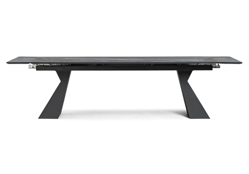 Керамический стол, Денхольм 240(300)х100х75 mosco nero matt / черный