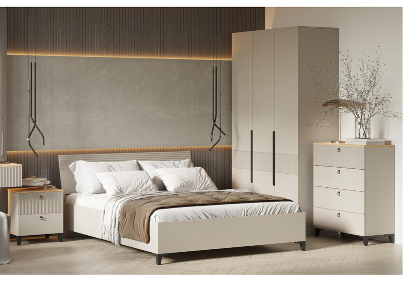 Шкаф, Ника бежевый мат-05 / кашемир