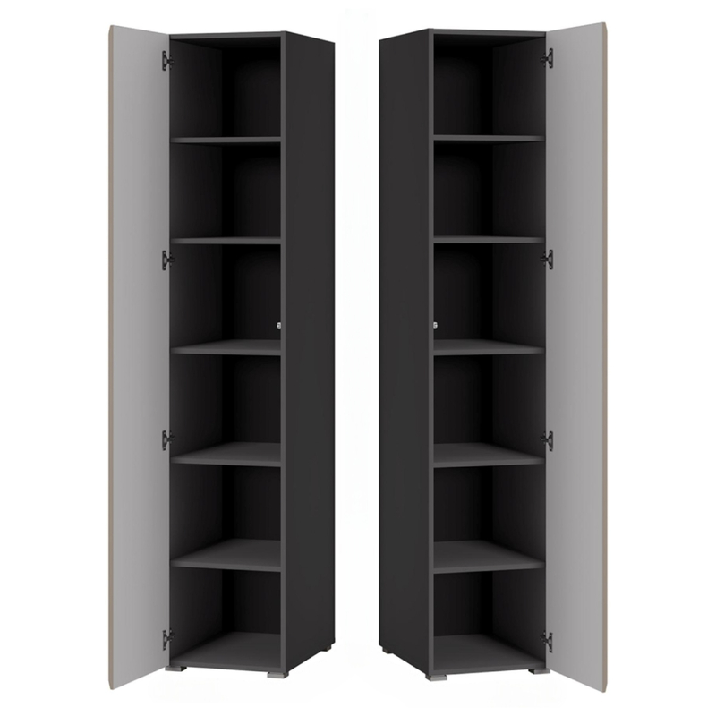 Шкаф, Сейдиль 16.313 антрацит / веллюто капучино