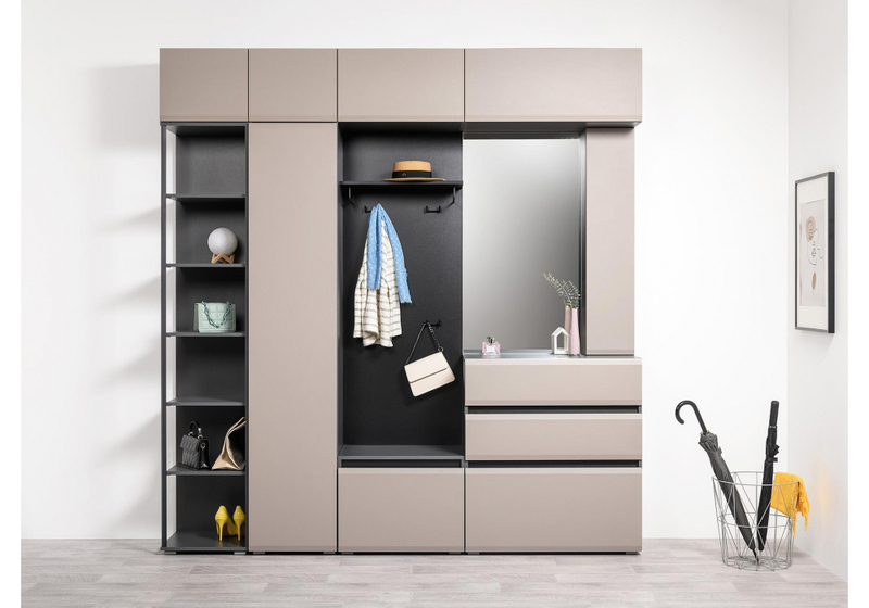 Прихожая, Сейдиль 16.314.04 антрацит / веллюто капучино