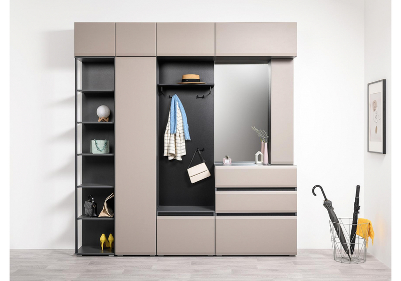 Прихожая, Сейдиль 16.314.03 антрацит / веллюто капучино