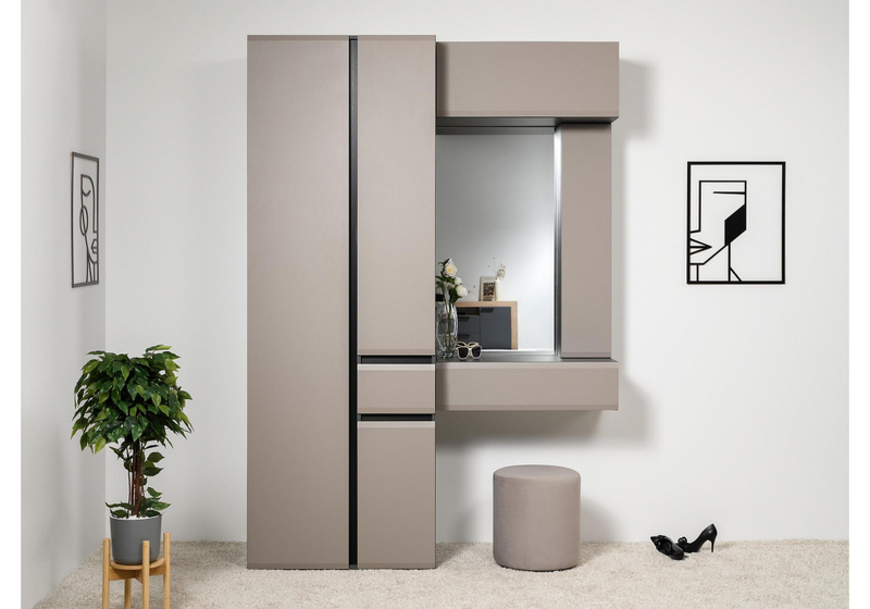 Прихожая, Сейдиль 16.156 антрацит / веллюто капучино