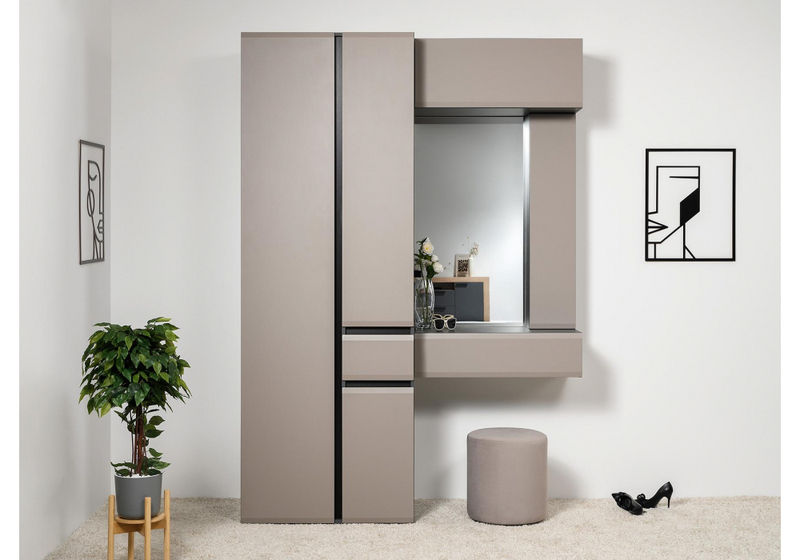 Прихожая, Сейдиль 16.314.01 антрацит / веллюто капучино