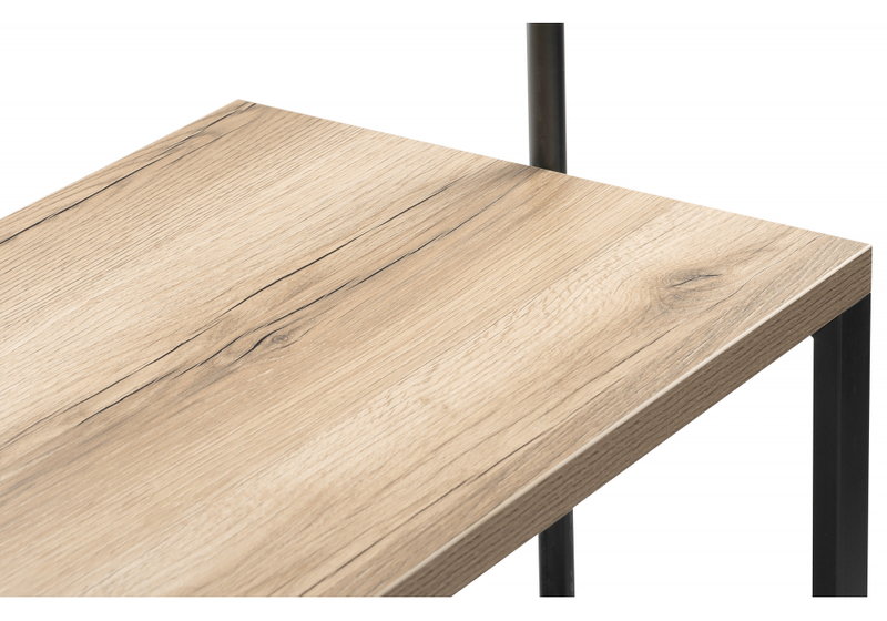 Барный стол, Нари 120х50х171 делано / черный матовый